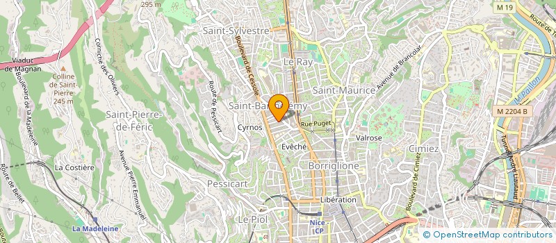 localisation de l'entreprise SCI LES ONDES à NICE