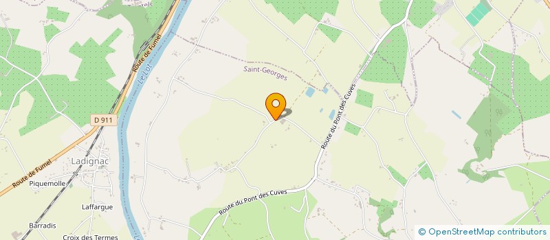 localisation de l'entreprise SCI LES ONDES à SAINT-GEORGES