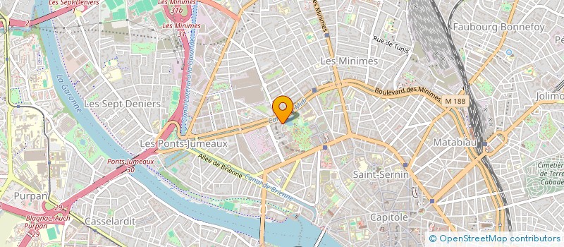 localisation de l'entreprise SCI LES OPALINES à TOULOUSE