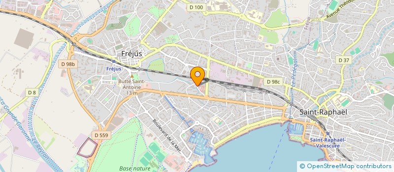 localisation de l'entreprise SCI LES ORANGERS à FREJUS