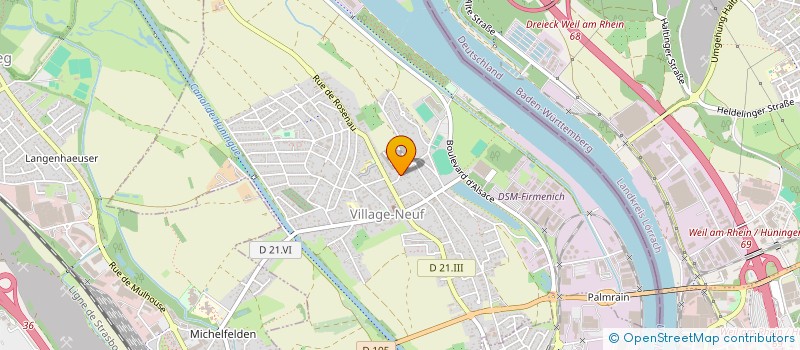 localisation de l'entreprise SCI LES ORANGERS  ROSENAU