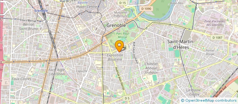 localisation de l'entreprise SCI LES ORANGERS à GRENOBLE