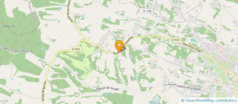 localisation de l'entreprise SCI LES ORANGERS à AUCH