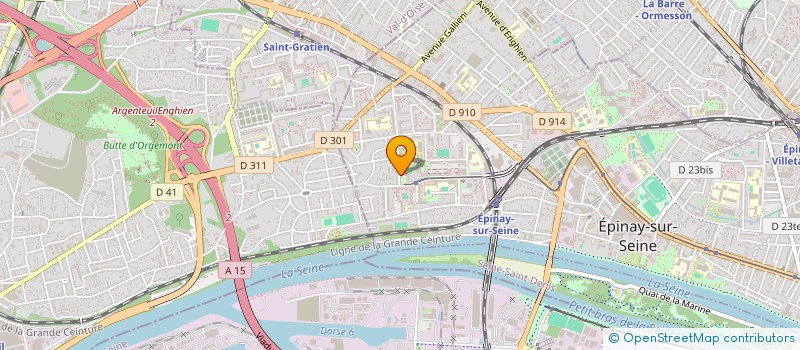 localisation de l'entreprise SCI LES ORANGERS à EPINAY-SUR-SEINE