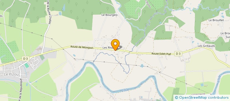 localisation de l'entreprise SCI LES ORANGES SANGUINES  LE PIZOU