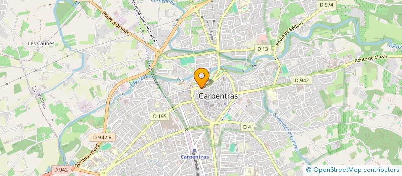 localisation de l'entreprise SCI LES ORCHIDEES à CARPENTRAS