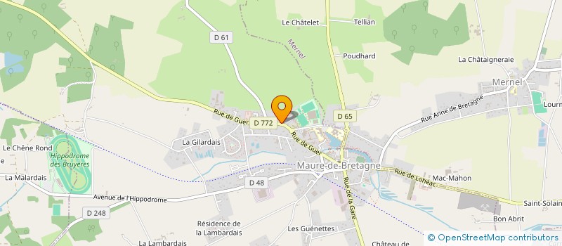 localisation de l'entreprise SCI LES ORCHIDEES  VAL D'ANAST