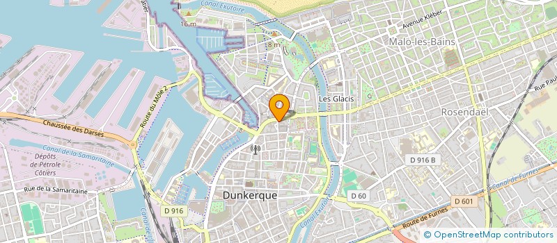 localisation de l'entreprise SCI LES ORCHIDEES à DUNKERQUE