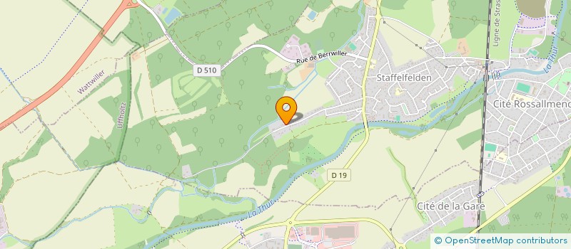 localisation de l'entreprise SCI LES ORCHIDEES  STAFFELFELDEN