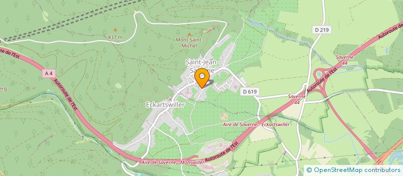 localisation de l'entreprise SCI LES ORCHIDEES  SAINT-JEAN-SAVERNE