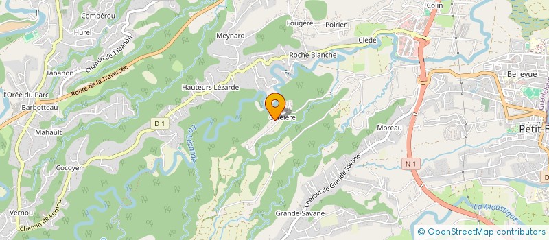 localisation de l'entreprise SCI LES ORCHIDEES à PETIT-BOURG