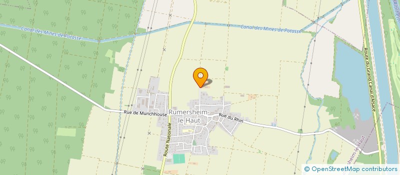 localisation de l'entreprise SCI LES ORCHIDEES  RUMERSHEIM-LE-HAUT