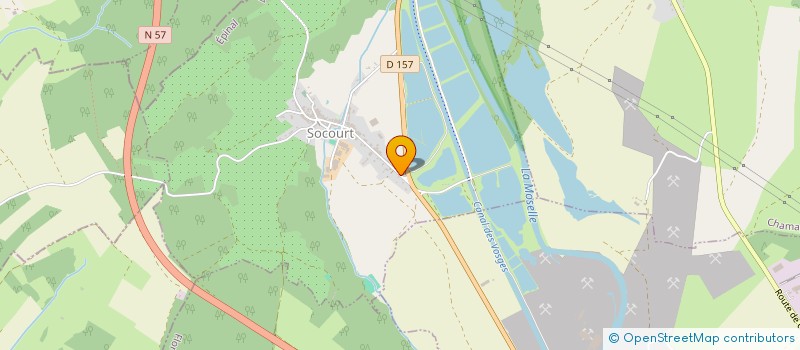 localisation de l'entreprise SCI LES ORCHIDEES  SOCOURT