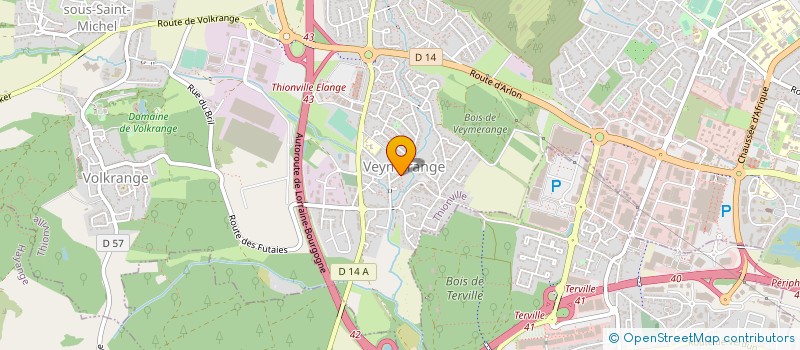 localisation de l'entreprise SCI LES ORCHIDEES à THIONVILLE
