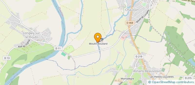 localisation de l'entreprise SCI LES ORCHIDEES  ASNANS-BEAUVOISIN