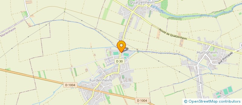 localisation de l'entreprise SCI LES ORCHIDEES  FURDENHEIM