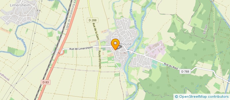 localisation de l'entreprise SCI LES ORCHIDEES  NORDHOUSE