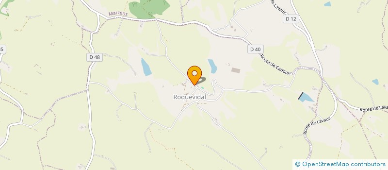 localisation de l'entreprise SCI LES ORCHIDEES  ROQUEVIDAL