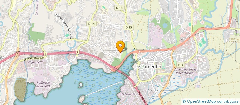 localisation de l'entreprise SCI LES ORCHIDEES à LE LAMENTIN