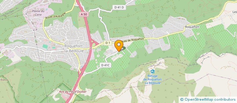 localisation de l'entreprise SCI LES ORCHIDEES  ROQUEFORT-LA-BEDOULE