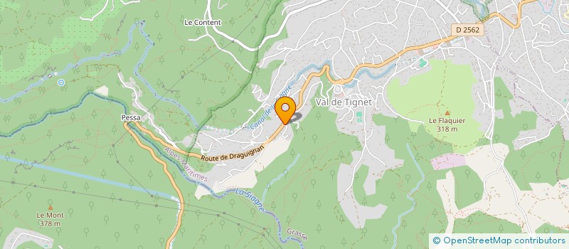 localisation de l'entreprise SCI LES ORCHIDEES  LE TIGNET