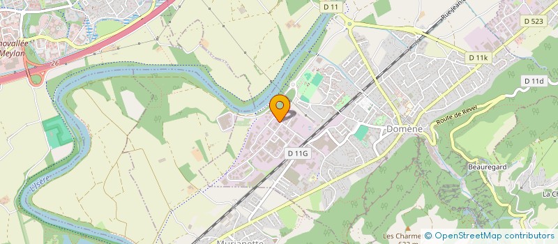 localisation de l'entreprise SCI LES ORCHIS  DOMENE