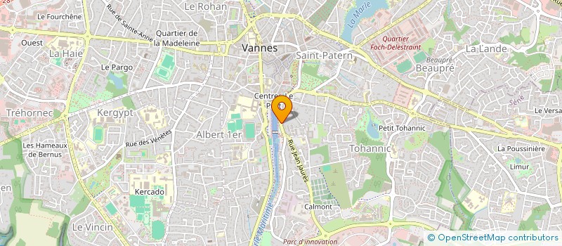 localisation de l'entreprise SCI LES ORFEVRES à VANNES