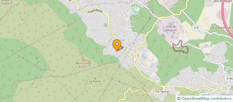 localisation de l'entreprise SCI LES ORGUES  LA FARE-LES-OLIVIERS