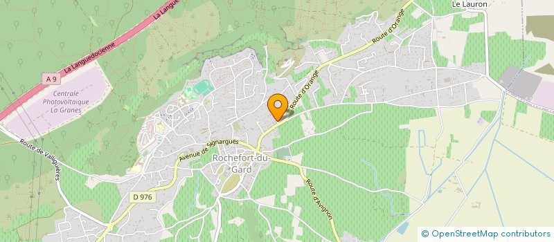 localisation de l'entreprise SCI LES ORMEAUX  ROCHEFORT-DU-GARD