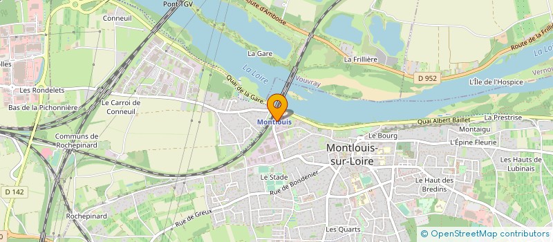 localisation de l'entreprise SCI LES ORMEAUX à MONTLOUIS-SUR-LOIRE