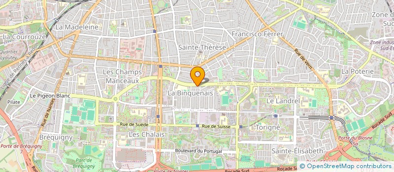 localisation de l'entreprise SCI LES ORMEAUX à RENNES