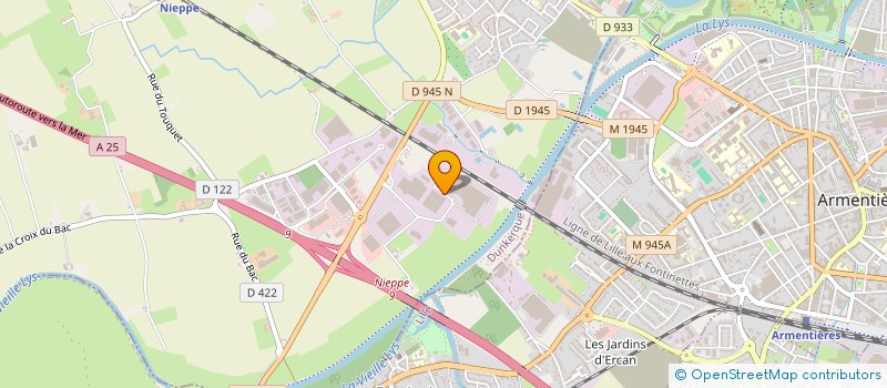 localisation de l'entreprise SCI LES ORMES  NIEPPE