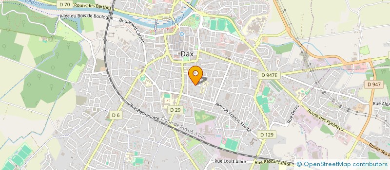 localisation de l'entreprise SCI LES ORMES à DAX