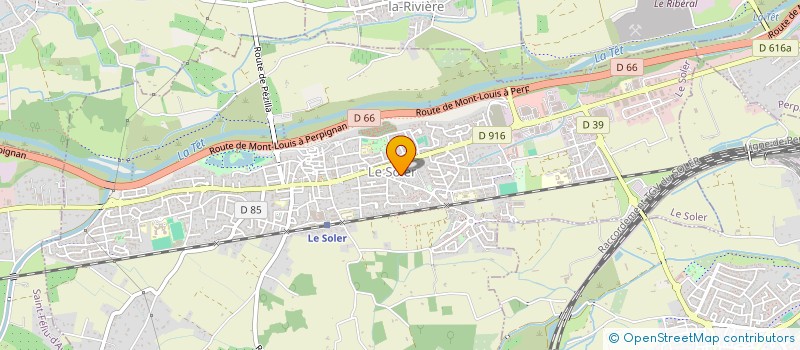 localisation de l'entreprise SCI LES ORMES  LE SOLER