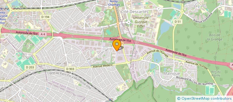 localisation de l'entreprise SCI LES ORMES à NOISY-LE-GRAND