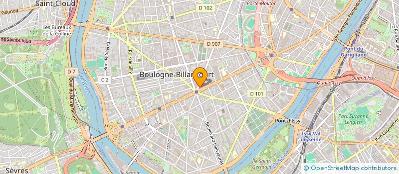 localisation de l'entreprise SCI LES ORMES à BOULOGNE-BILLANCOURT