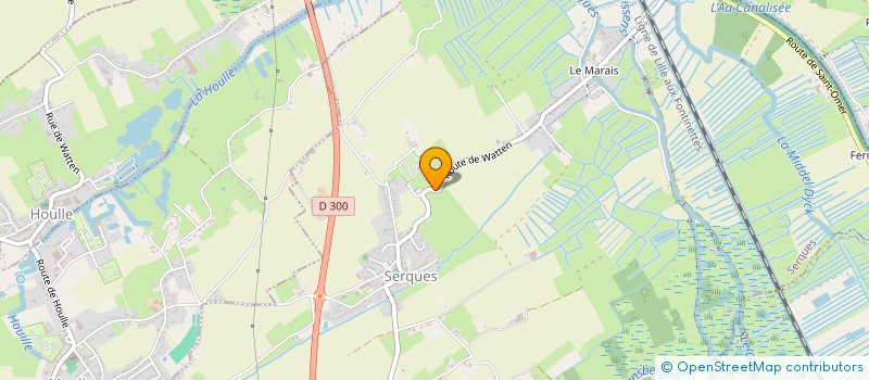 localisation de l'entreprise SCI LES ORMES  SERQUES