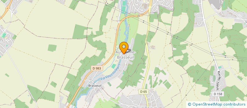 localisation de l'entreprise SCI LES ORMES II  AUFFREVILLE-BRASSEUIL