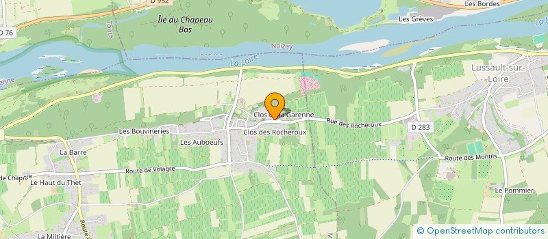 localisation de l'entreprise SCI LES ORNAIS  MONTLOUIS-SUR-LOIRE