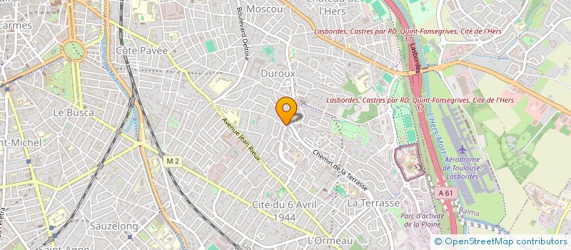 localisation de l'entreprise SCI LES ORTENSIAS à TOULOUSE