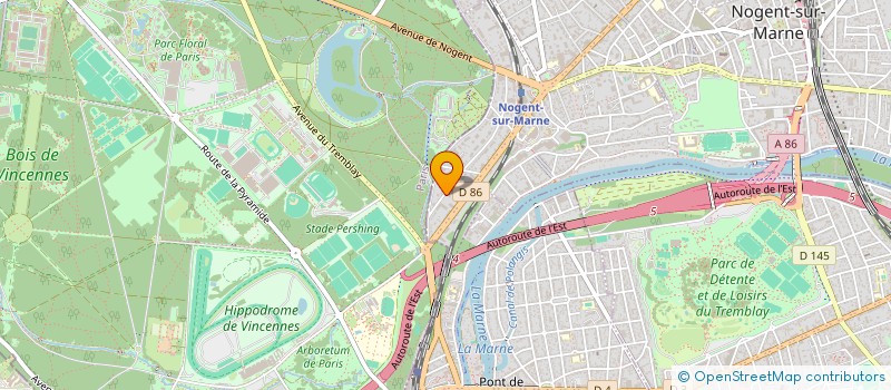 localisation de l'entreprise SCI LES OUASSOUS  NOGENT-SUR-MARNE