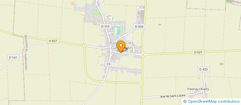 localisation de l'entreprise SCI LES OUCHES à BAZOCHES-LES-GALLERANDES