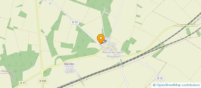 localisation de l'entreprise SCI LES OUCHES DE ROUVRAY à LES VILLAGES VOVEENS