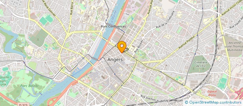localisation de l'entreprise SCI LES OUDAIRIBIS à ANGERS