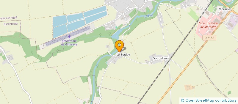 localisation de l'entreprise SCI LES OUESSANTS à PITHIVIERS-LE-VIEIL