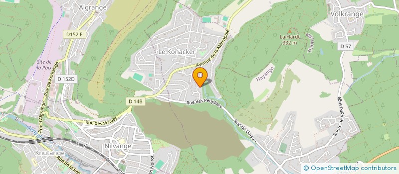 localisation de l'entreprise SCI LES OURS  HAYANGE