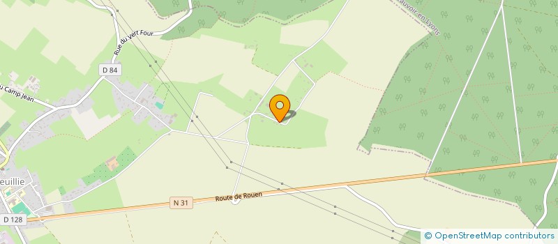 localisation de l'entreprise SCI LES OURS ROUX  LA FEUILLIE