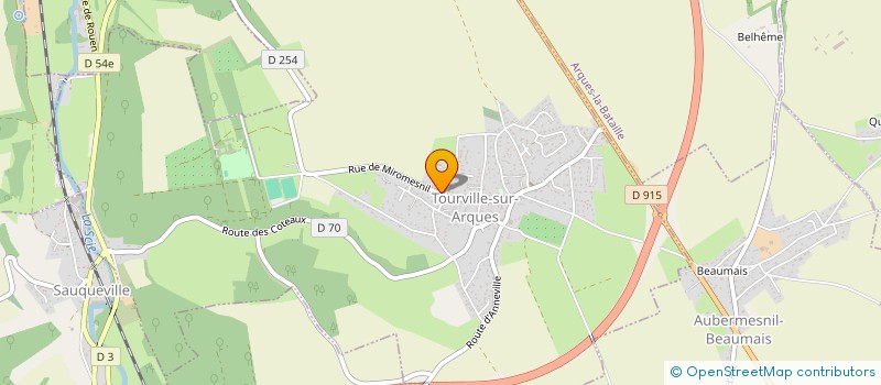 localisation de l'entreprise SCI LES OURSONS  TOURVILLE-SUR-ARQUES