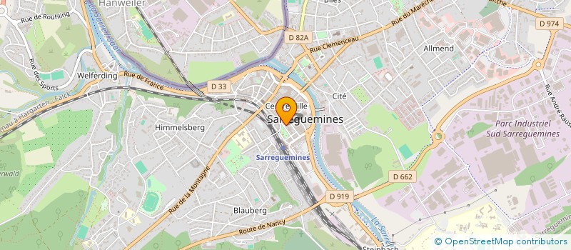 localisation de l'entreprise SCI LES OURSONS à SARREGUEMINES