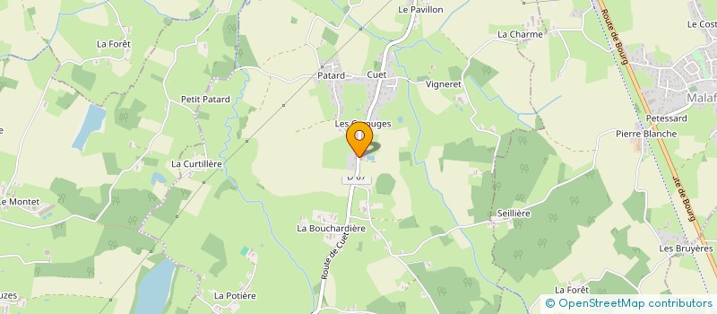 localisation de l'entreprise SCI LES OURSONS à MONTREVEL-EN-BRESSE